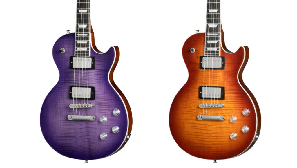 Epiphone Les Paul Modern Figured in Purple and Mojave Burst