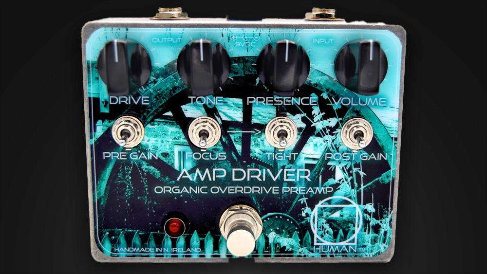 Human Amp Driver Overdrive Preamp and Distortion Pedal
