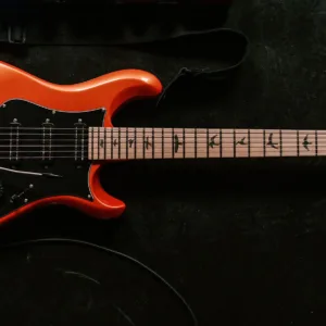 PRS SE NF3: Metallic Orange, triple humbuckers